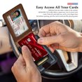 thumbnail image 4 of ENIGMA Minimalist Bifold Card Holder Front Pocket Wallet for Men, RFID Blocking Leather Tactical Wallet - Crazy Horse, 4 of 6