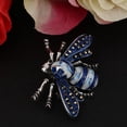 thumbnail image 2 of Broche en forma de de cristal 3D con cuello en forma de Broche en forma de boutonniere Azul Yuyangstore  Abeja Insecto Broche Pin, 2 of 8