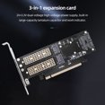 thumbnail image 4 of 3 en 1 M2 NVMe SSD NGFF a PCIE 4X Tarjeta de expansión M Clave B Clave MSATA JShteea El nuevo, 4 of 9