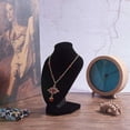 thumbnail image 4 of 3d Velvet Leather Necklace Display Pendant Chain Bust Bracket Jewelry Model Stand, 4 of 4