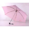 thumbnail image 4 of Compact Folding Umbrella,Cute Rabbit Art Smiling Dog,Easy Carrying Travel Rain Umbrella, Pink, 4 of 8
