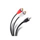 thumbnail image 2 of Adaptador Duplex Cable Plug 3.5mm A 2 Jack Rca 15cm Steren, 2 of 2