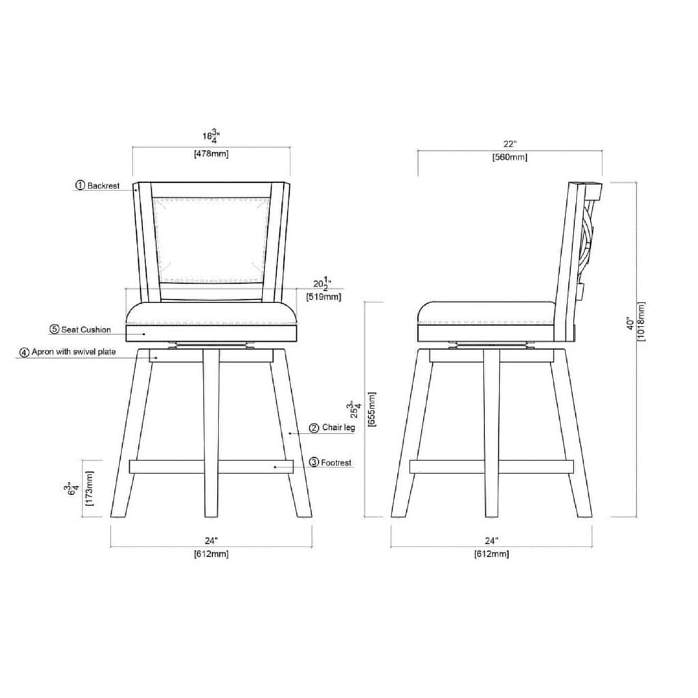 Boraam broadmoor swivel discount extra tall barstool