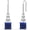 Blue, variant on 18K White Gold Plated Sterling Silver Square Princess Cut Cubic Zirconia Drop Dangle Earrings for Women Hypoallergenic Statement Earrings Gifts for Women Mom