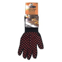 Blue Rhino Global Sourcing 00339TV Barbecue Glove, Heat-Resistant, Black & Red
