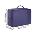 thumbnail image 4 of Fireproof Document Box with Lock, Heat Insulated Fireproof＆Waterproof Box File Organizer, Portable Home Travel Safe Storage for Important Documents, 4 of 10