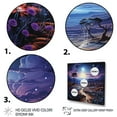 thumbnail image 3 of Designart "Oasis in the Desert Twilight II" Landscapes Floater Framed Canvas Print, 3 of 7