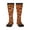 2 Black-1, variant on Almond Nuts Print Thigh High Socks Extra Long Stretchy Sock Women Over Knee High Opaque Stocking Daily Wear