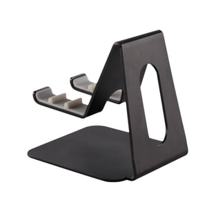 UPGRATOR desktop cell phone holder stand Phone Holder Aluminium Alloy Black for Smartphone Living Room 1Set