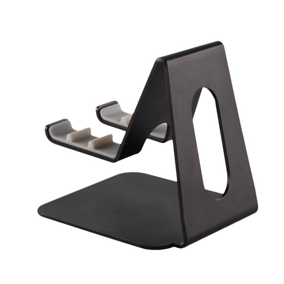 UPGRATOR desktop cell phone holder stand Phone Holder Aluminium Alloy Black for Smartphone Living Room 1Set