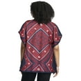 thumbnail image 2 of Avenue Women's Plus Size Crochet Trim Poncho Top, 2 of 2
