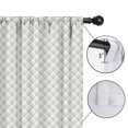 thumbnail image 4 of Purple Yellow Plaid White Kids Curtains,Childrens Insulated Curtains Set Of 2,Bedroom Essentials,Teen Room Decor 42"X54", 4 of 5