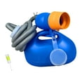 thumbnail image 1 of Botella de orinal portátil para hombres, olla de colección de orinal, sin derrames, a prueba de fugas, botella para orinar para conducir al aire libre 2000ml Azul 16m, 1 of 8