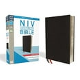 thumbnail image 1 of NIV Large Print Thinline Bible (Thumb Indexed, Black Bonded Leather), 1 of 2
