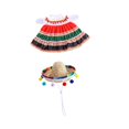 thumbnail image 3 of Trajes de ganso, ropa de ganso de jardín, ropa decorativa, disfraz de temporada para fiestas. Rojo, 3 of 8