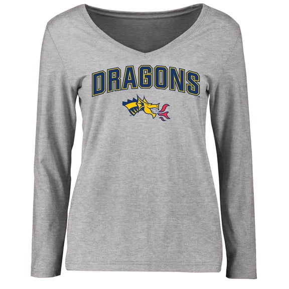 Women's Ash Drexel Dragons Proud Mascot Long Sleeve T-Shirt