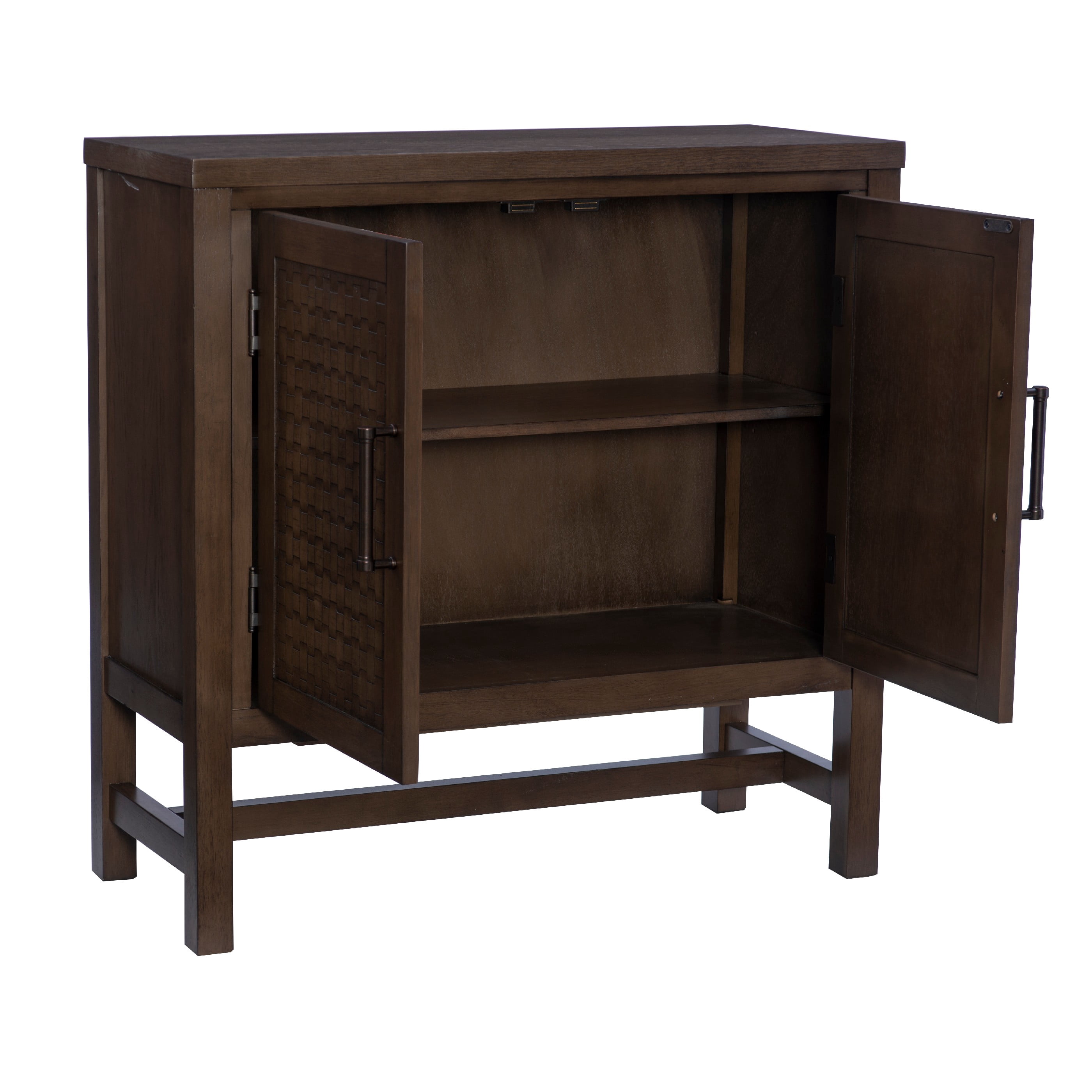 Powell Prestbury 2-Door Accent Cabinet, Brown