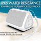 thumbnail image 3 of Altavoz portátil Angle Solo - Altavoz Bluetooth 5.0 resistente al agua IPX5 con alcance inalámbrico de 100 pies y hasta 10 horas de reproducción de OontZ (blanco), 3 of 5