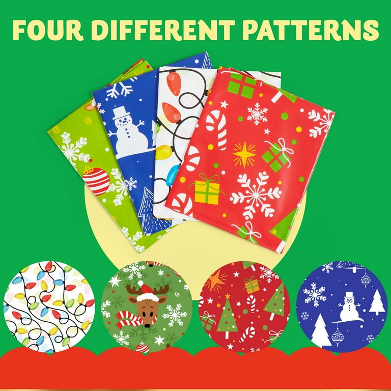 Joyfy Pcs Large Christmas Gift Bags Xmas Presents 44”x 36” Jumbo - Main Image