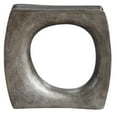 thumbnail image 4 of Uttermost Valira Contemporary Resin Accent Table in Antique Silver, 4 of 5