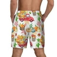 thumbnail image 4 of Uemuo Autumn Harvest Truck Pattern Mens Swim Trunks Quick Dry Board Shorts with Mesh Lining, Stretch Beach Shorts Quick Dry No-Chafing Board Shorts-Medium, 4 of 9