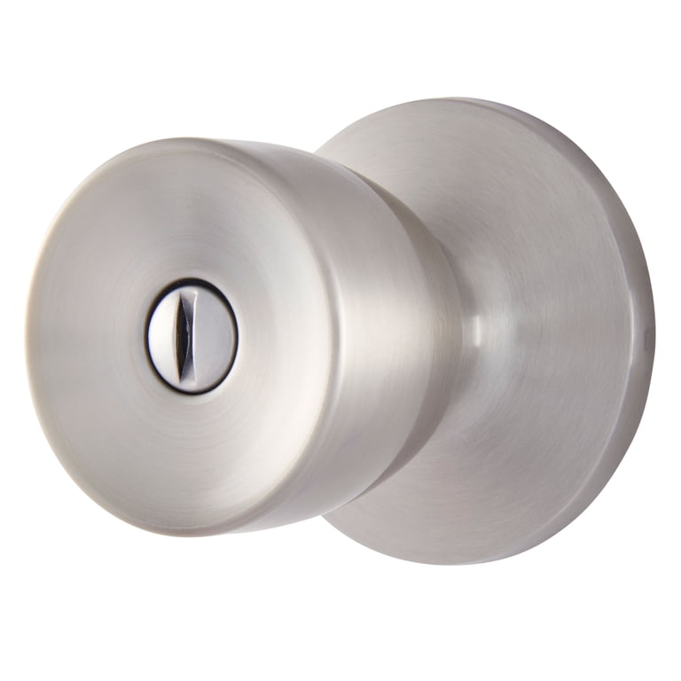 Crutello Privacy Door Knobs for Bed and Bath - Ball Style, Oil Rubbed