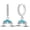 No.12, variant on NARMO Women Original 925 Sterling Silver Hoop Earrings AAA CZ Bohemian Feather Jewelry Gift