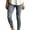 Gray, variant on Women's High-Waisted Stretchy Moto Jeggings Slim Fit, Comfortable, Stylish Biker Pants for Casual Wear