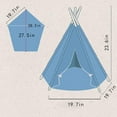 thumbnail image 2 of ShadeMart Pet Teepee Tent Bed, Portable with Removable Washable Cushion for Cats & Small Dogs, 2 of 4