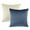 Dark Blue & Off White, variant on Phantoscope Christmas Decorative Throw Pillow Cover, Silky Velvet Series, 18" x 18", Dark Red, 1 Pack