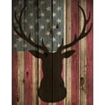 thumbnail image 2 of Allen, Kimberly 20x24 Gold Ornate Wood Framed with Double Matting Museum Art Print Titled - American Hunt, 2 of 4