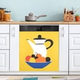 thumbnail image 5 of Magnetic Dishwasher Decal - 23x26 Inches ， Single-Sided Print, Cuttable, for Dishwasher, Refrigerator, and Other Metal Surfaces，Coffee Pot and Bowl, 5 of 6