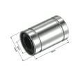 thumbnail image 2 of Uxcell Roulements à Billes Linéaires Plaqués Nickel pour Imprimante 3D CNC 6 mm, 2 of 5