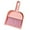 Pink, variant on Mini Desktop Cleaning Set - 8in Dustpan & Keyboard Brush with Soft Microfiber, Lightweight Plastic Debris Sweeper for Home/Office (Blue)