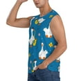 thumbnail image 3 of Balery Cartoon Goose Men's Sleeveless Muscle Shirts Workout Tank Top, Moisture Wicking, Odor Protection-Small, 3 of 8