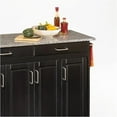 thumbnail image 2 of Hawthorne Collections 49" Granite Top Kitchen Cart in Black, 2 of 2