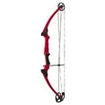 thumbnail image 3 of Genesis Archery Left-Handed Compound Bow Archery Kit, Red (5 Pack), 3 of 9