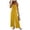 Yellow, variant on Women's Flowy Wide Leg Jumpsuit Spaghetti Strap Sleeveless Loose Fitting Pleated Rompers Pants for Beach Vacation Purple S