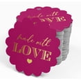 thumbnail image 4 of Inkdotpot Pack Of 100 Real Gold Foil Paper Tags Made With Love Text Favor Hang Tags, 4 of 6
