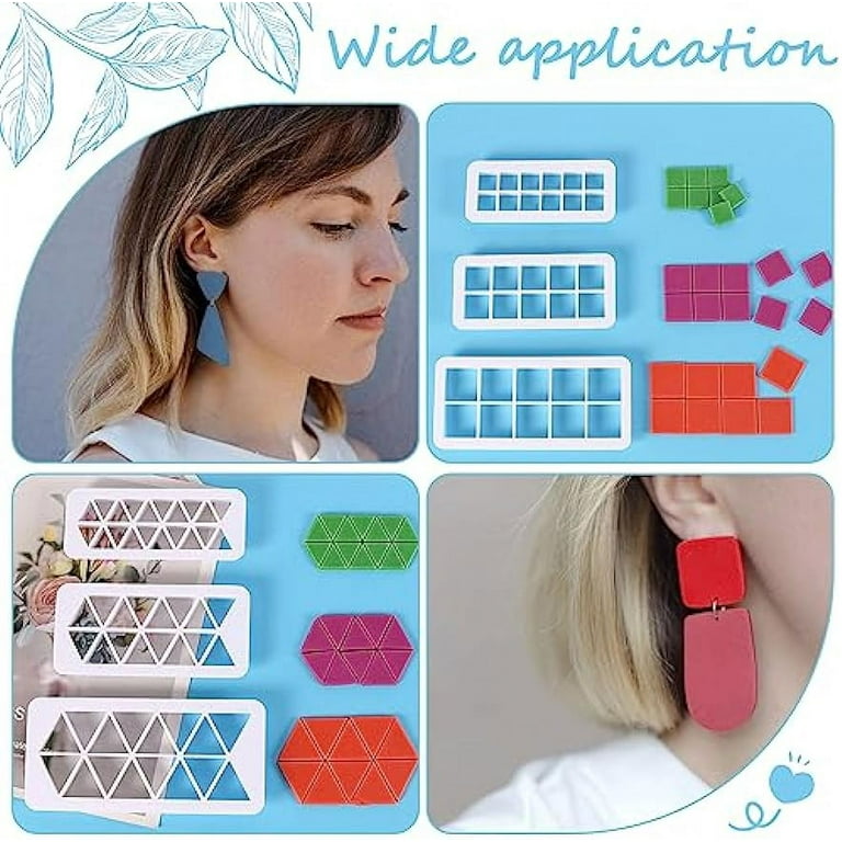 Rounded Possibilities Collar earrings 6 Polymer Clay Cutter set