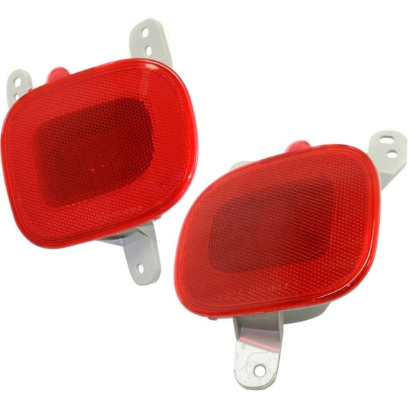 DAMAIJOY Bumper Reflector Set for Jeep for Renegade /Limited/North/Sport/Trailhawk 2015-2017 Rear Left & Right 2pc CH1184103C CH1185103C