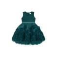 thumbnail image 3 of Kensie Girl Sleeveless Velvet High Low Dress, Sizes 12 Months-3T, 3 of 8