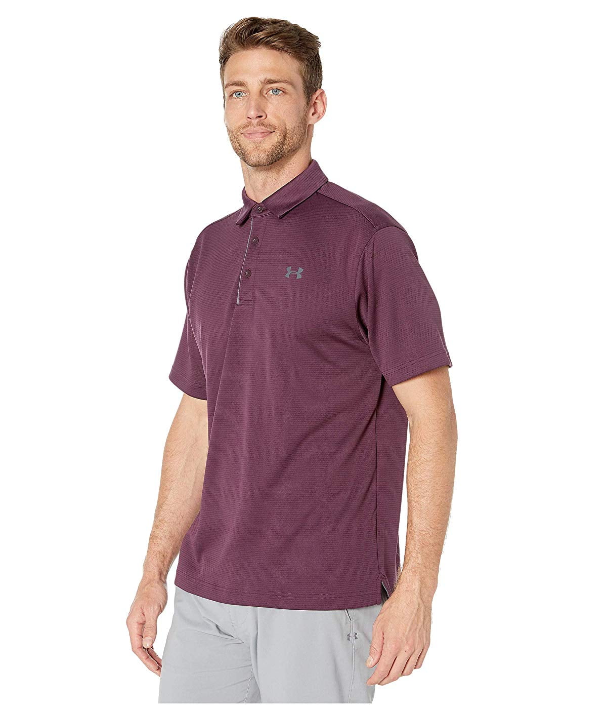 under armour purple polo shirts