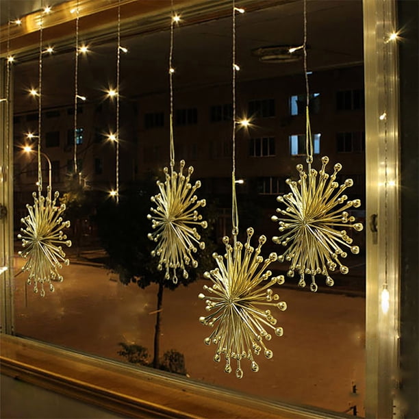 Hot6sl Ofertas de La Semana Adorno de Navidad y Copos de Nieve Colgantes, Decoración de Fondo Invernal