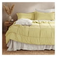 thumbnail image 1 of Set Edredón King Size + Funda De Almohada + Sábanas 7 Pzas Real Textil Limon Grass - Crudo, 1 of 8