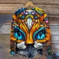 thumbnail image 2 of Moxiu Mardi Gras Sweatshirt Women Funny Carnival Themed Mask Graphic Shirt Orleans Festival Crewneck Pullover Casual Long Sleeve Tops 2025 Yellow,M, 2 of 4