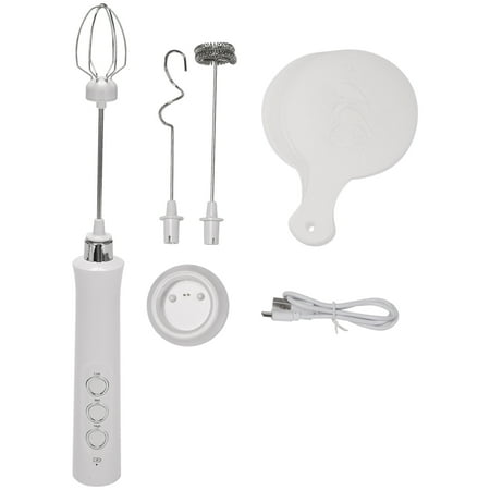 

USB Electric Milk Frother 3 Speeds Cappuccino Coffee Foamer Handheld