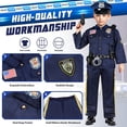 thumbnail image 4 of Funda de disfraz de oficial de policía para niños con accesorios, 4 of 8