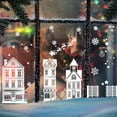 thumbnail image 4 of LQPWZU Christmas Decorations - 2 Sheet Christmas Window Clings for Glass Windows Walls Christmas Party Decorations White Wonderland Window Decals Stickers Shop Display Home Room Decor, 4 of 5