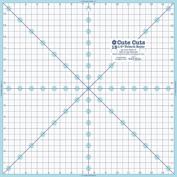 Trim It Ruler Square 15-1/2in x 15-1/2in